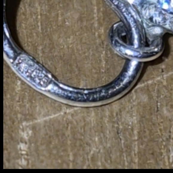 Sparkly CZ Sterling Silver Pendant - Picture 4 of 5